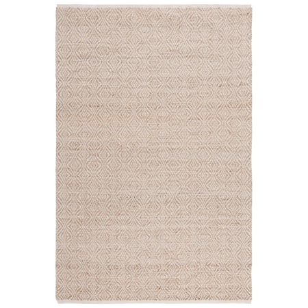 Safavieh 6 x 6 ft. Natural Fiber Natural Fiber Hand Woven Square Rug Natural & Beige NF833A-6SQ
